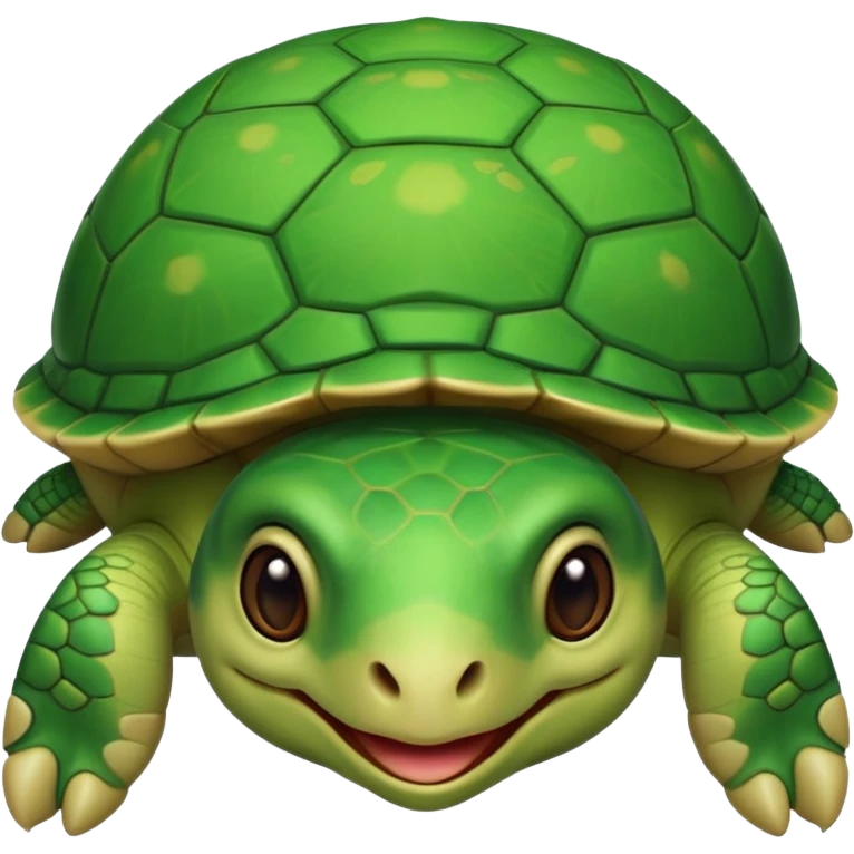 Une tortue qui rigole emoji