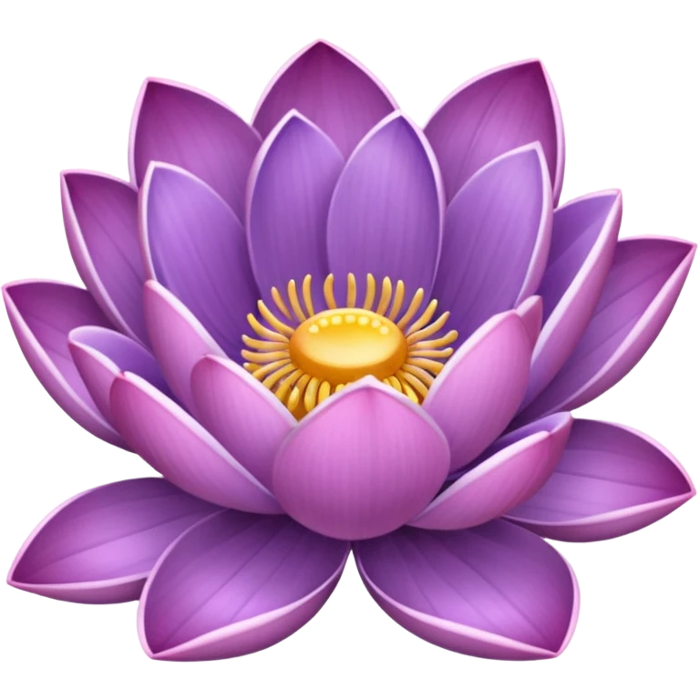 Lavender lotus emoji