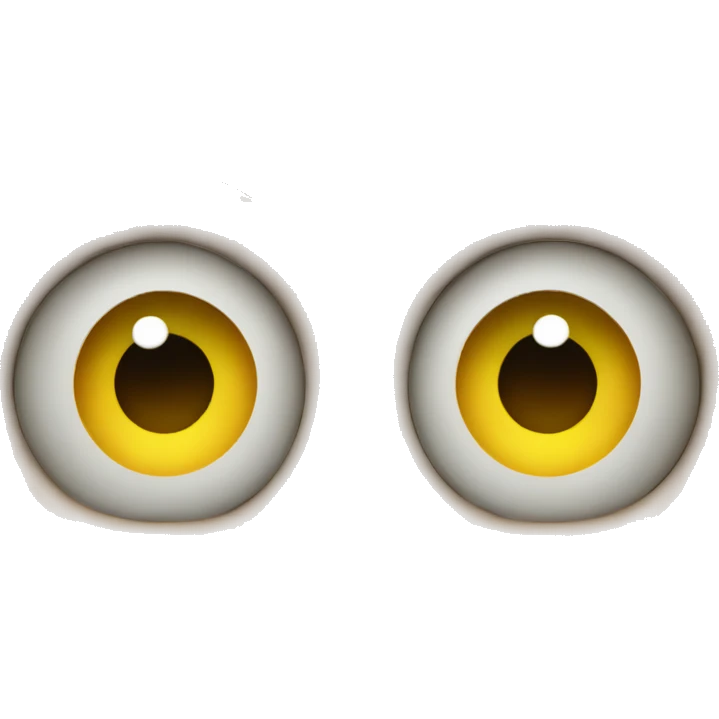 Heart with face and 8 eyes emoji