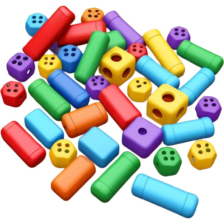 Scattered Toys on the floor  emoji