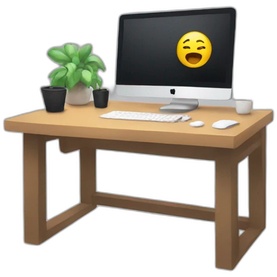 web developers desk emoji