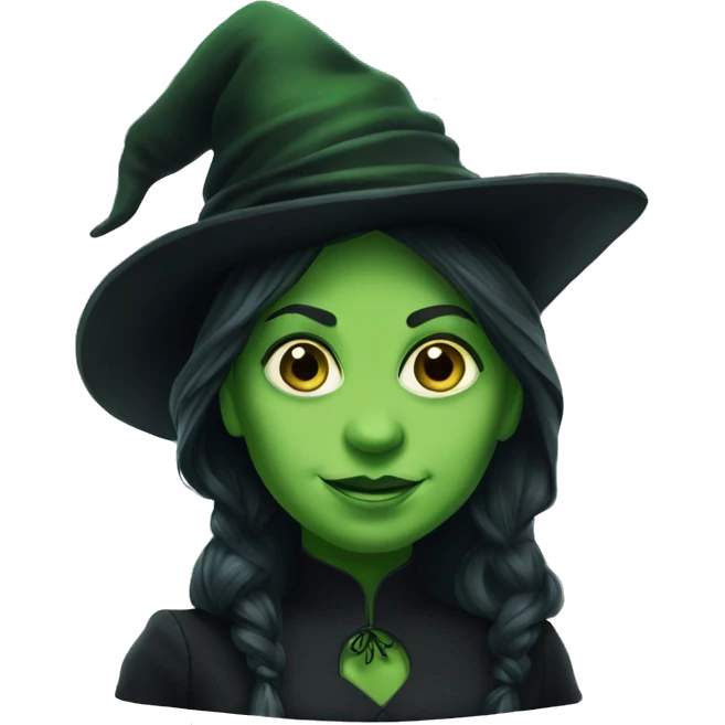 Elphaba green  emoji