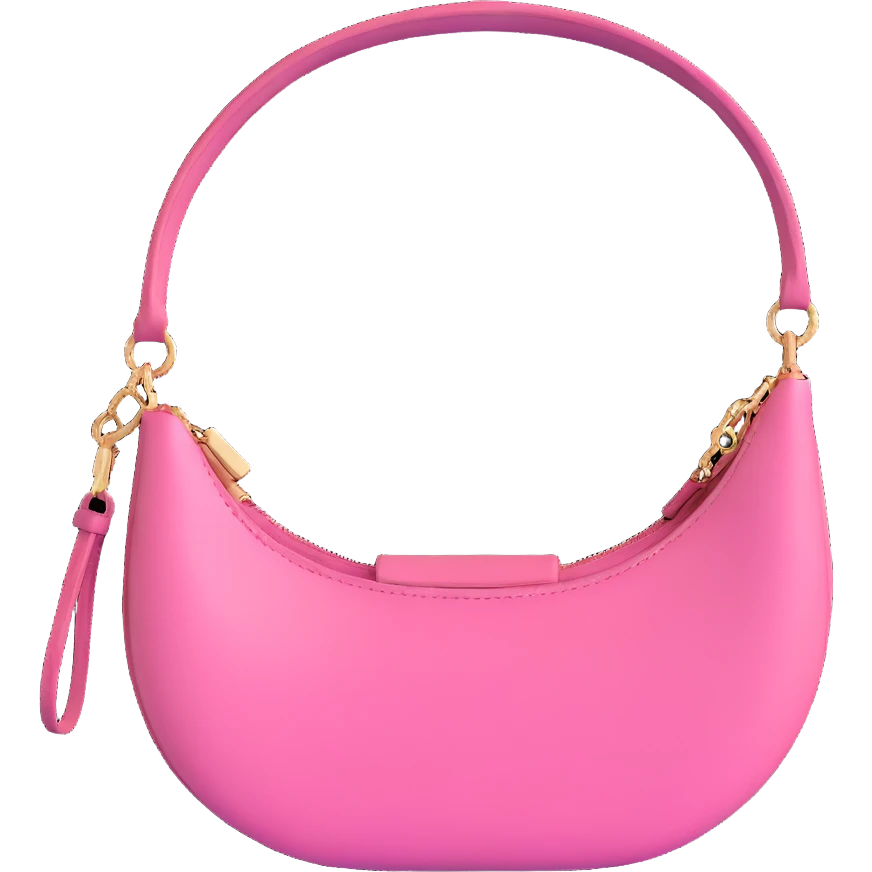pink designer purse emoji