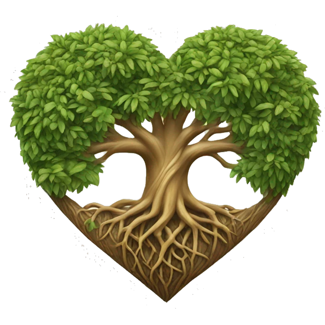 Tree of life heart emoji