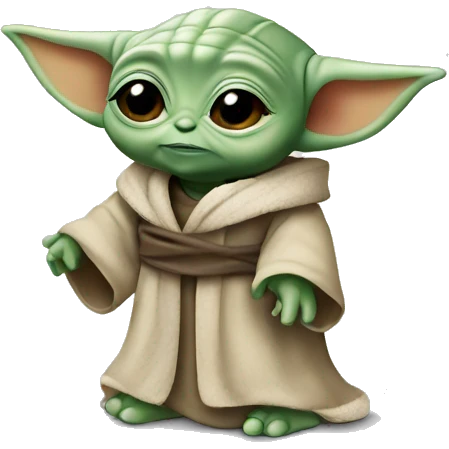 Baby yoda als braut  emoji
