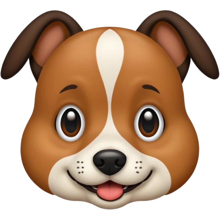  chien  Jakru russce  marrant. Noire et brun. emoji