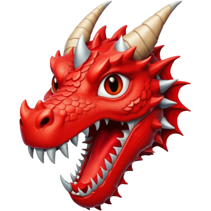 Dragon with slay nails and lips emoji