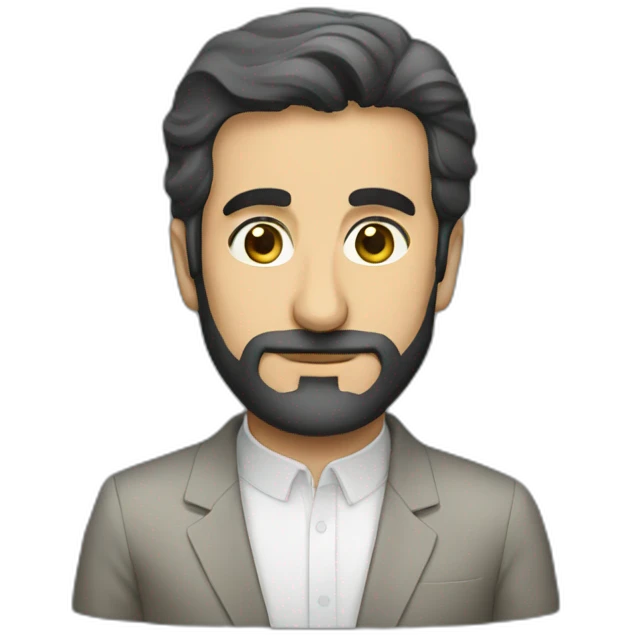iran man suit emoji