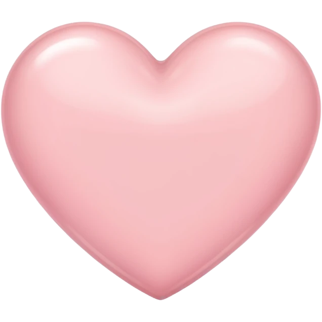 pale pink heart emoji
