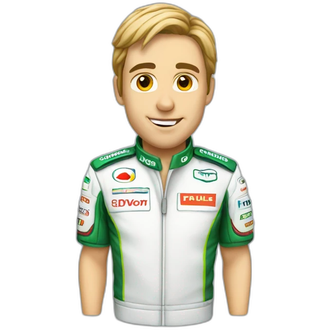 Pilote formula one emoji