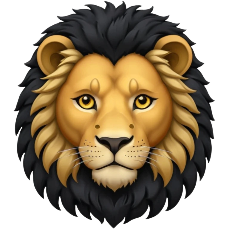 Siyah aslan emoji