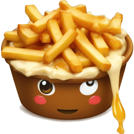 poutine eating poutine emoji