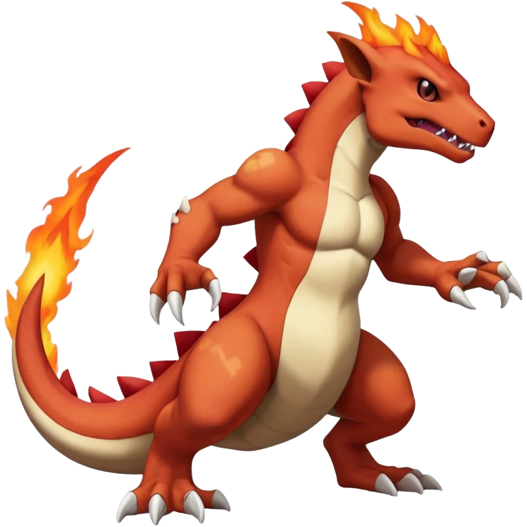 Cubone-Marowak-Charmeleon-Fakémon-creature (full body) emoji