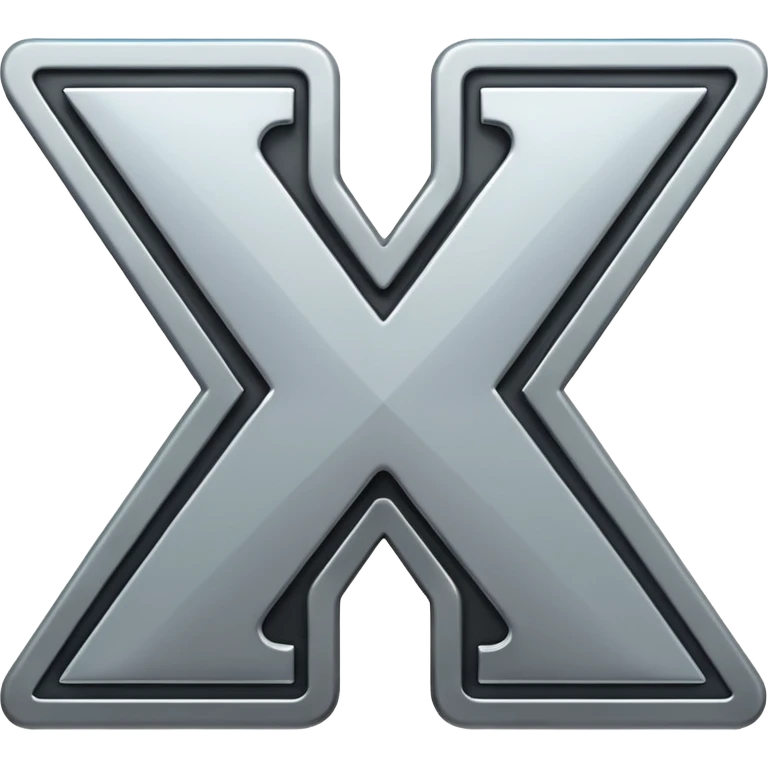 Letter X wins emoji