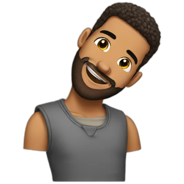 Winky-drake emoji