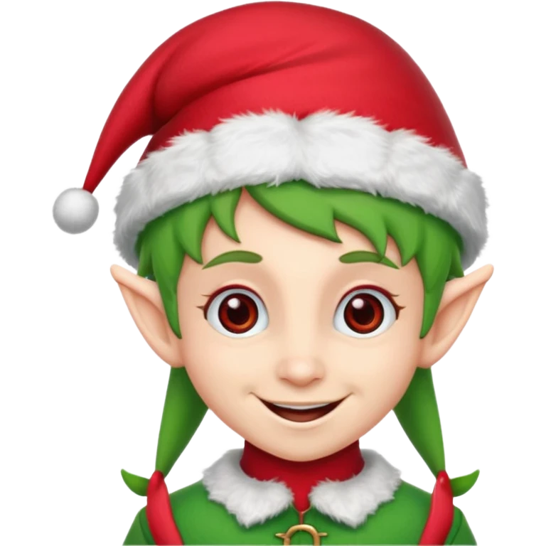 Christmas elf emoji