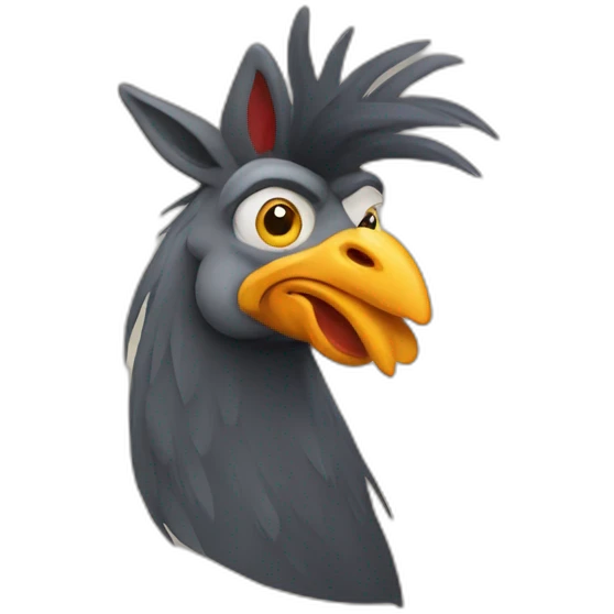 Rooster donkey  emoji