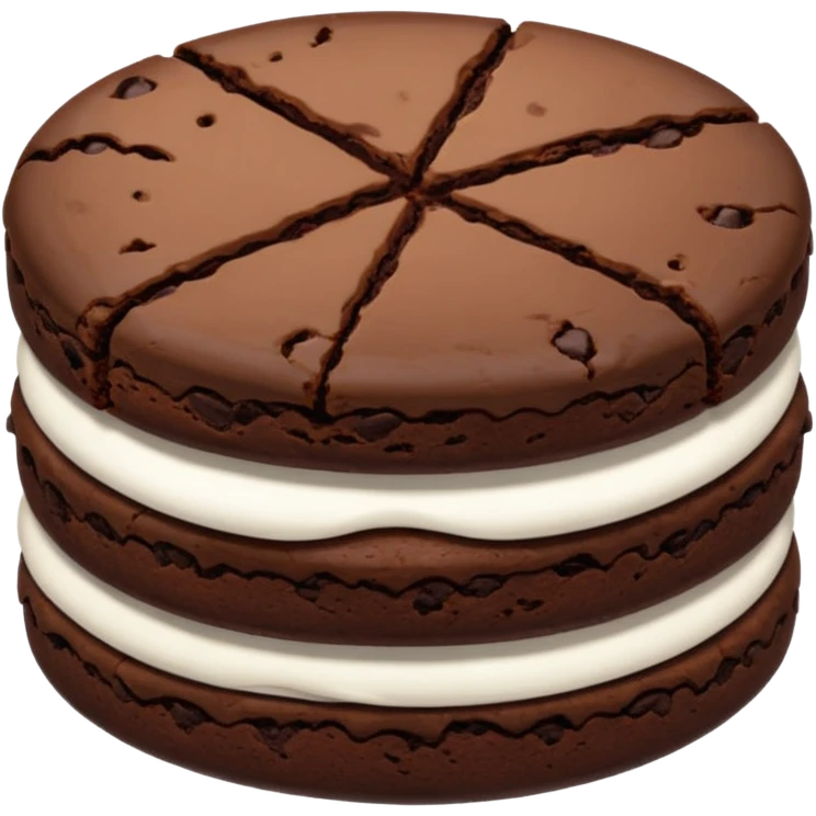 Brownie cookie emoji