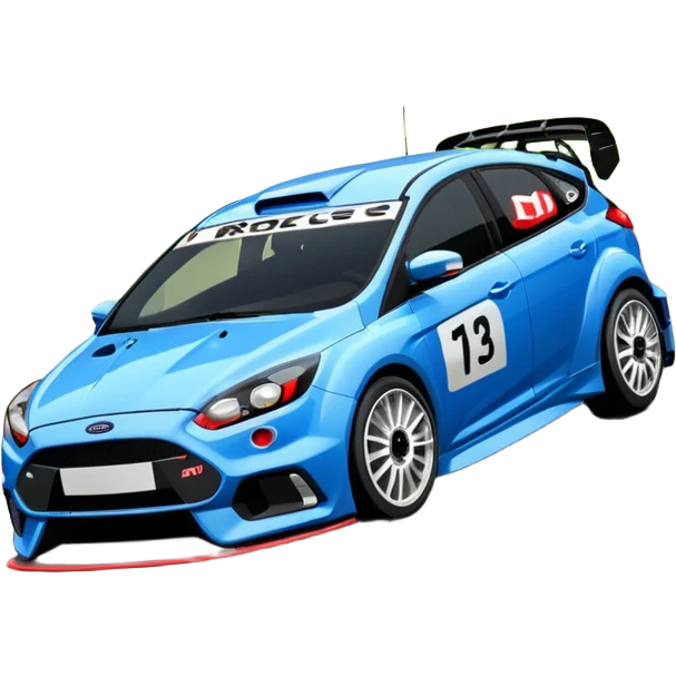 Ford Focus RS WRC best view with some redgrafics emoji