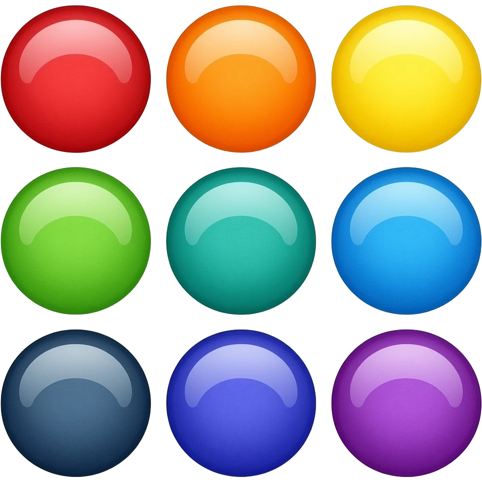 Colorido com Aquarela Vermelho Laranja Amarelo Verde Azul Anil Violeta emoji