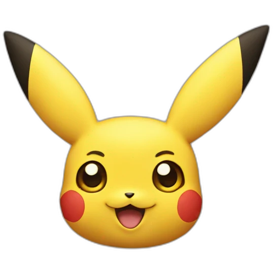 Pikachu face emoji