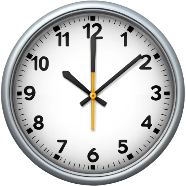 clock with frequency emoji