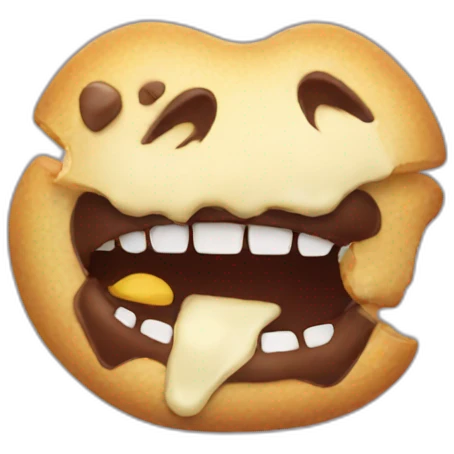Sticky bite emoji