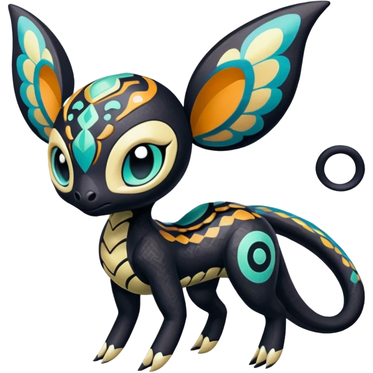 Colorful Exotic Meloetta-Venom-Stitch-Fakémon-creature-hybrid emoji