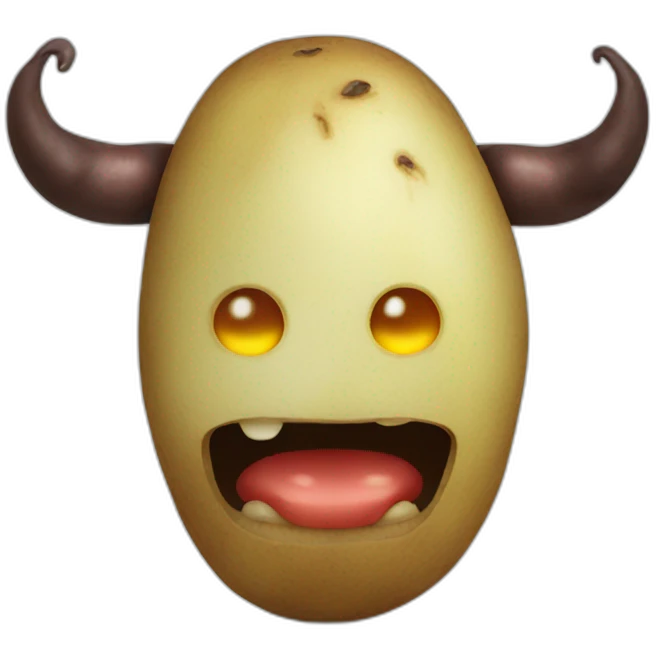 demon potato emoji