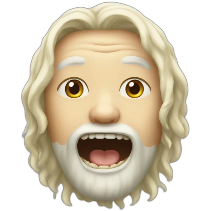 Mewing emoji