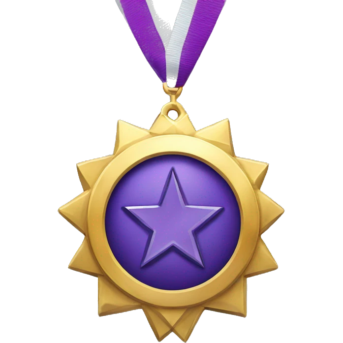 rock star medal emoji