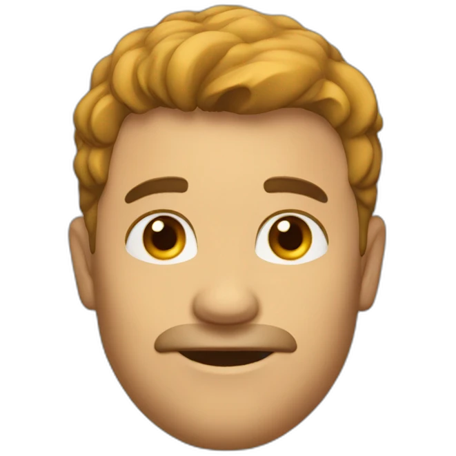 Homem calvo de 43 anos de idade emoji