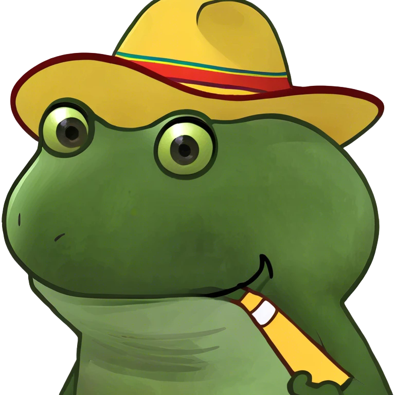 wearing a sombrero emoji