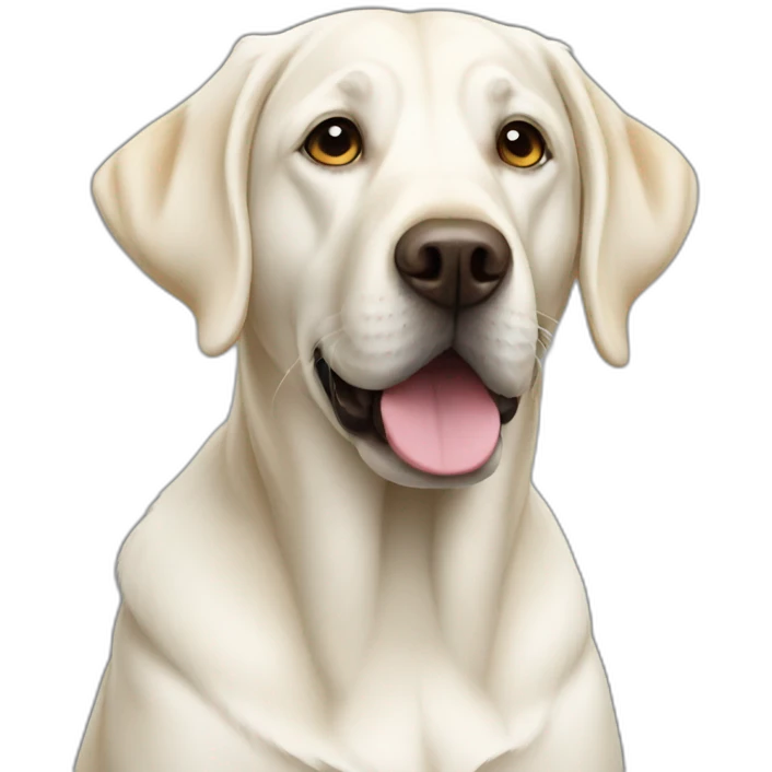 white labrador emoji