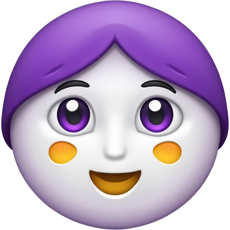 -18 symbol branco e roxo emoji