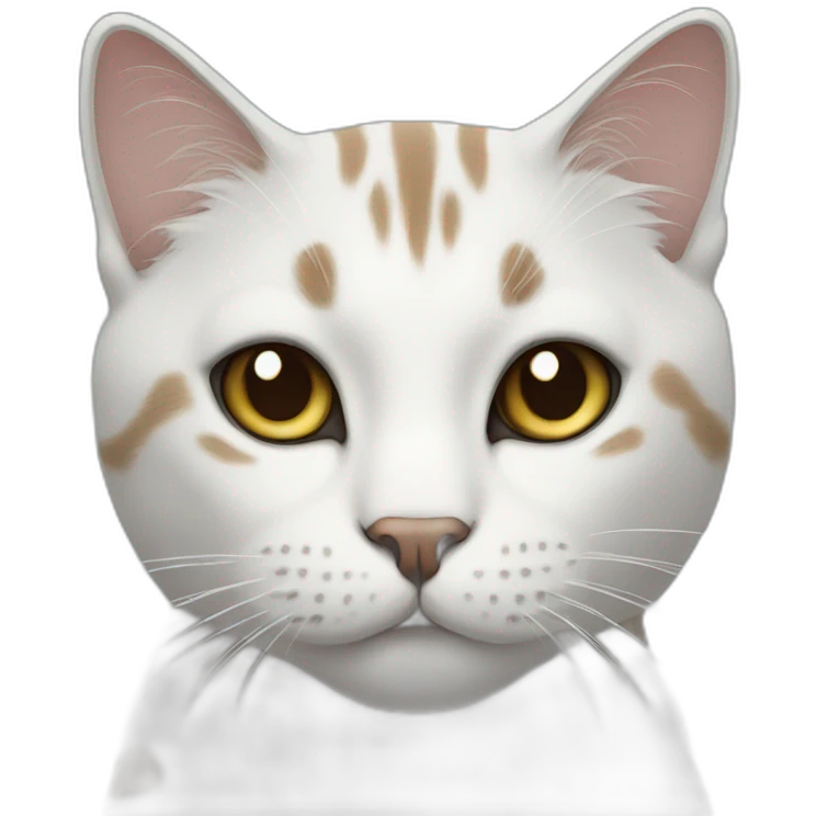 line drawing cat emoji