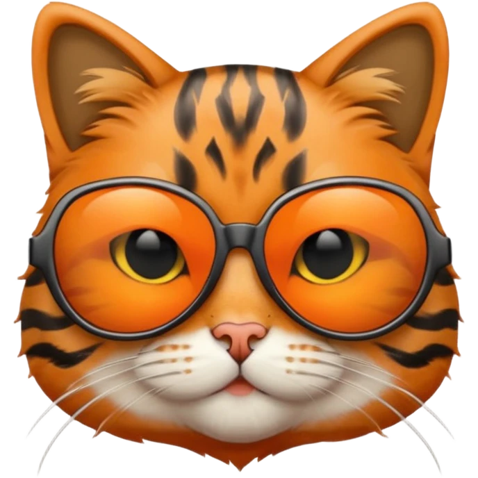 Cat wearing sunglasses emoji