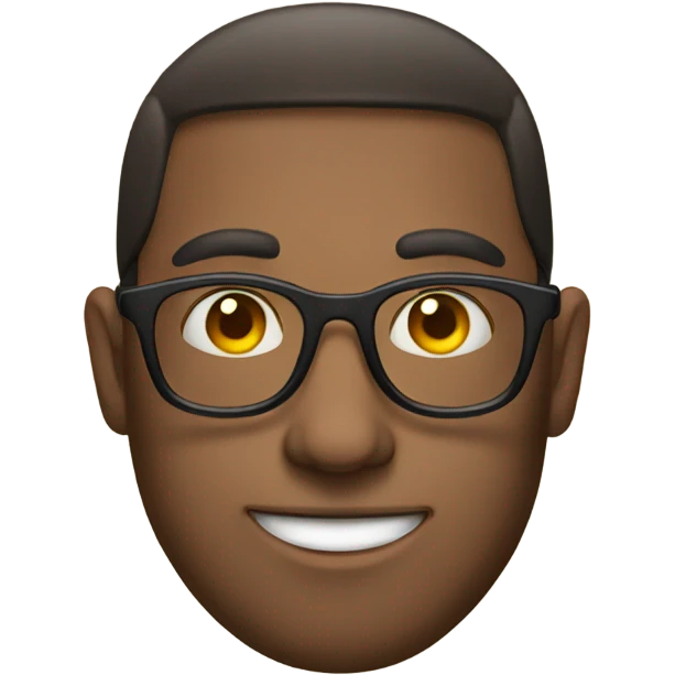 Jewish person with glasses emoji