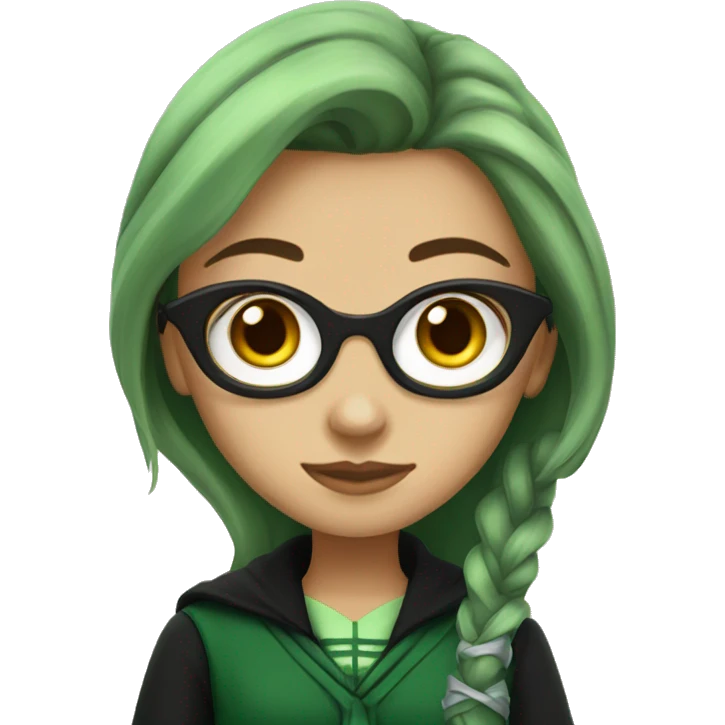 Slytherin girl emoji