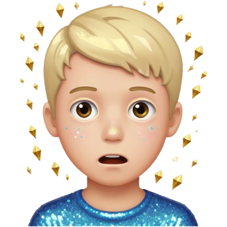 glitter panic boy emoji