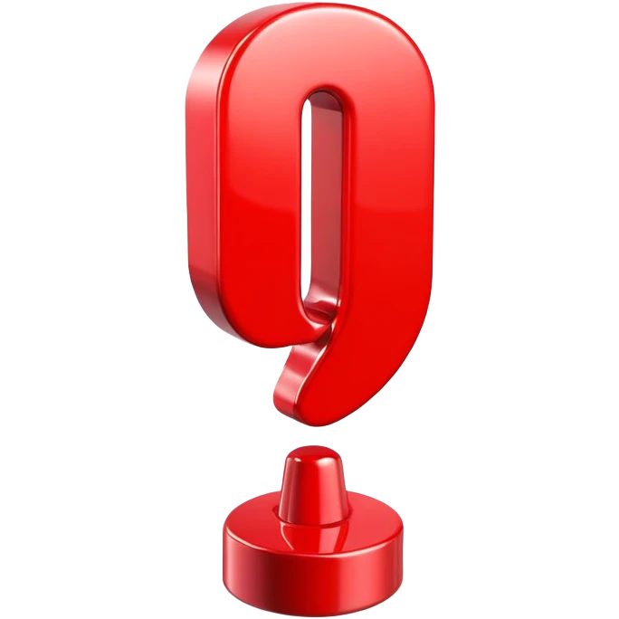 red exclamation mark emoji