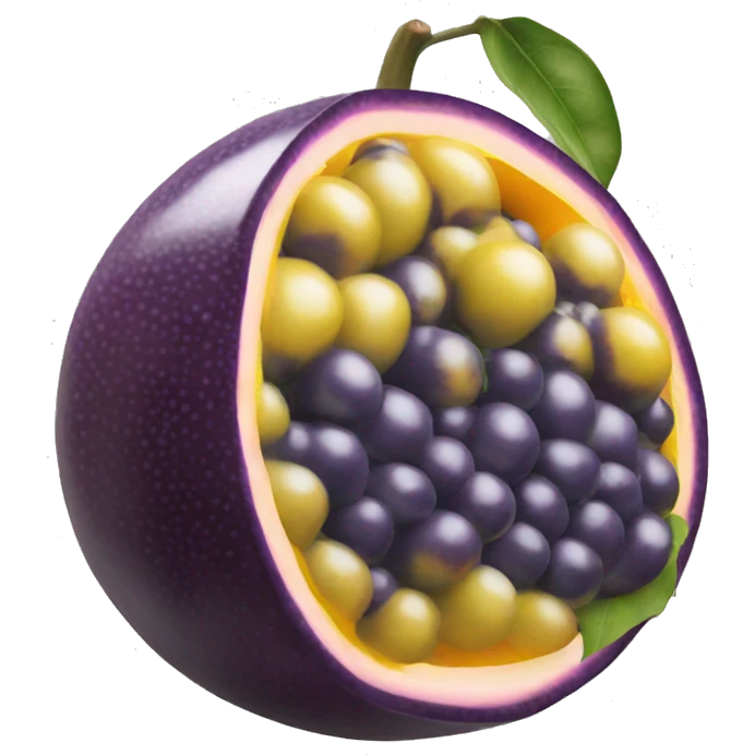 Passion fruit emoji