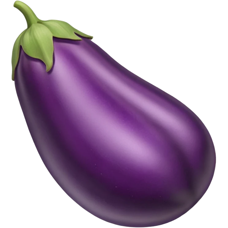 Glue on an eggplant  emoji