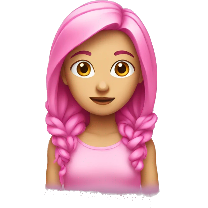 Pink emoji