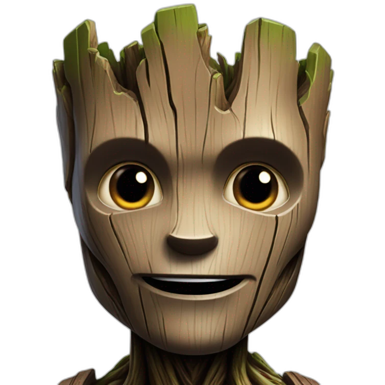 groot like robocop emoji