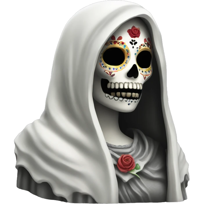 The statue of Santa Muerta, Goddess of Death.  emoji