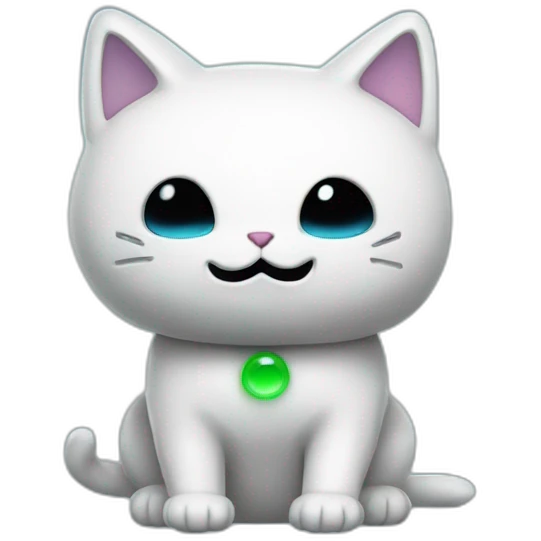 alien marshmello cat emoji