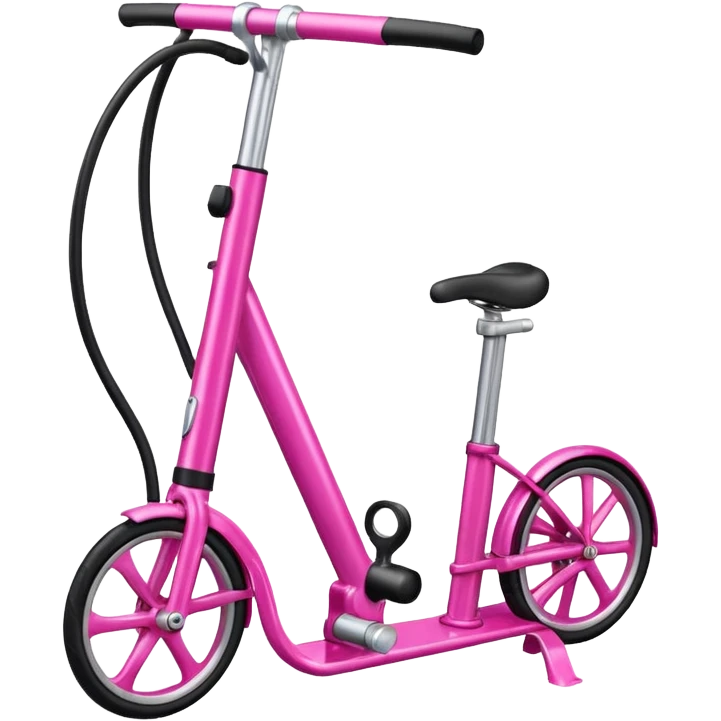 pink bike pump emoji