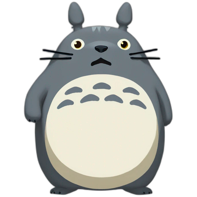 Drunk totoro emoji