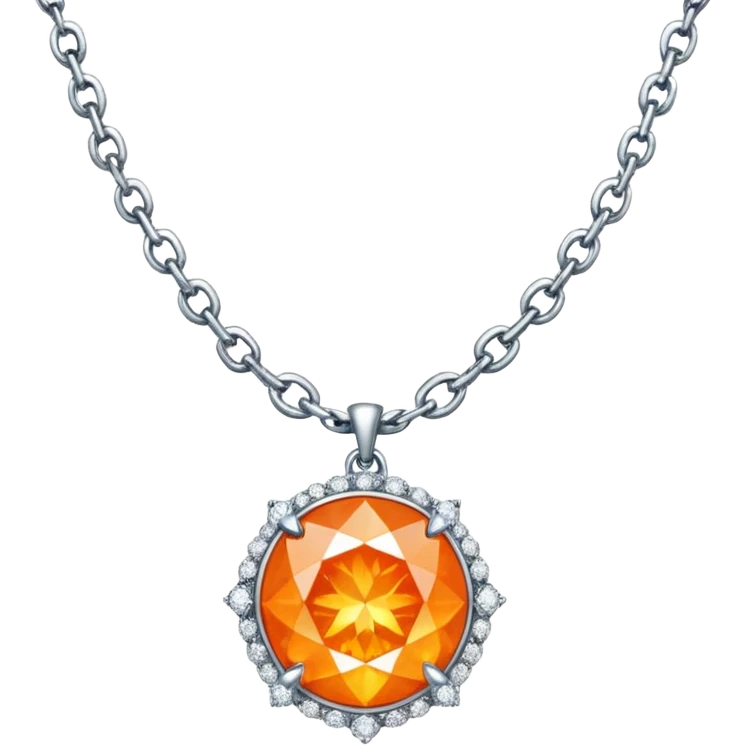 fantasy-magic-orange-necklace-diamonds emoji